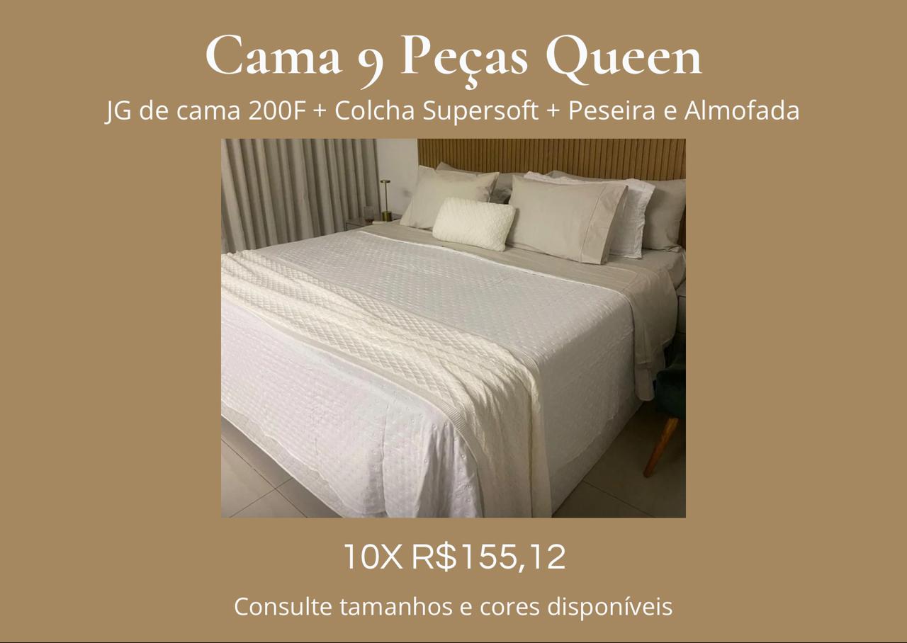 Cama 9 Peças Queen