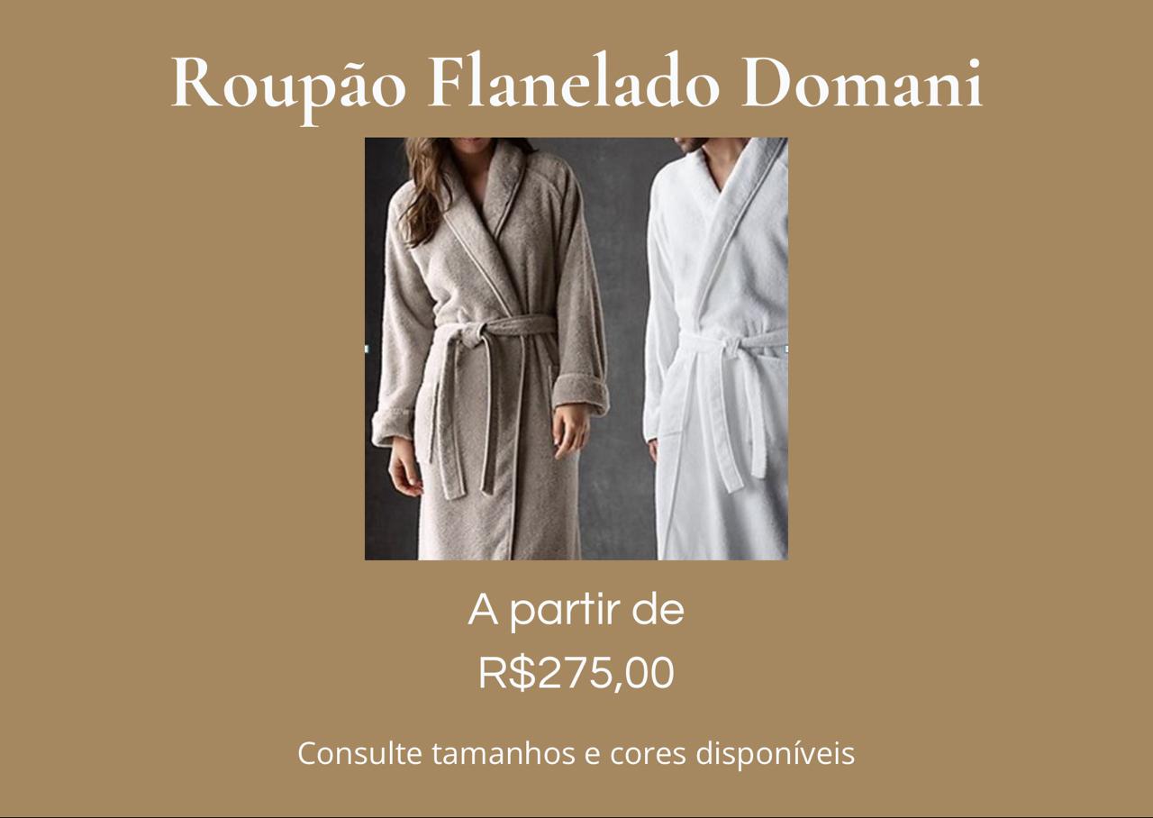 Roupão Flanelado Domani